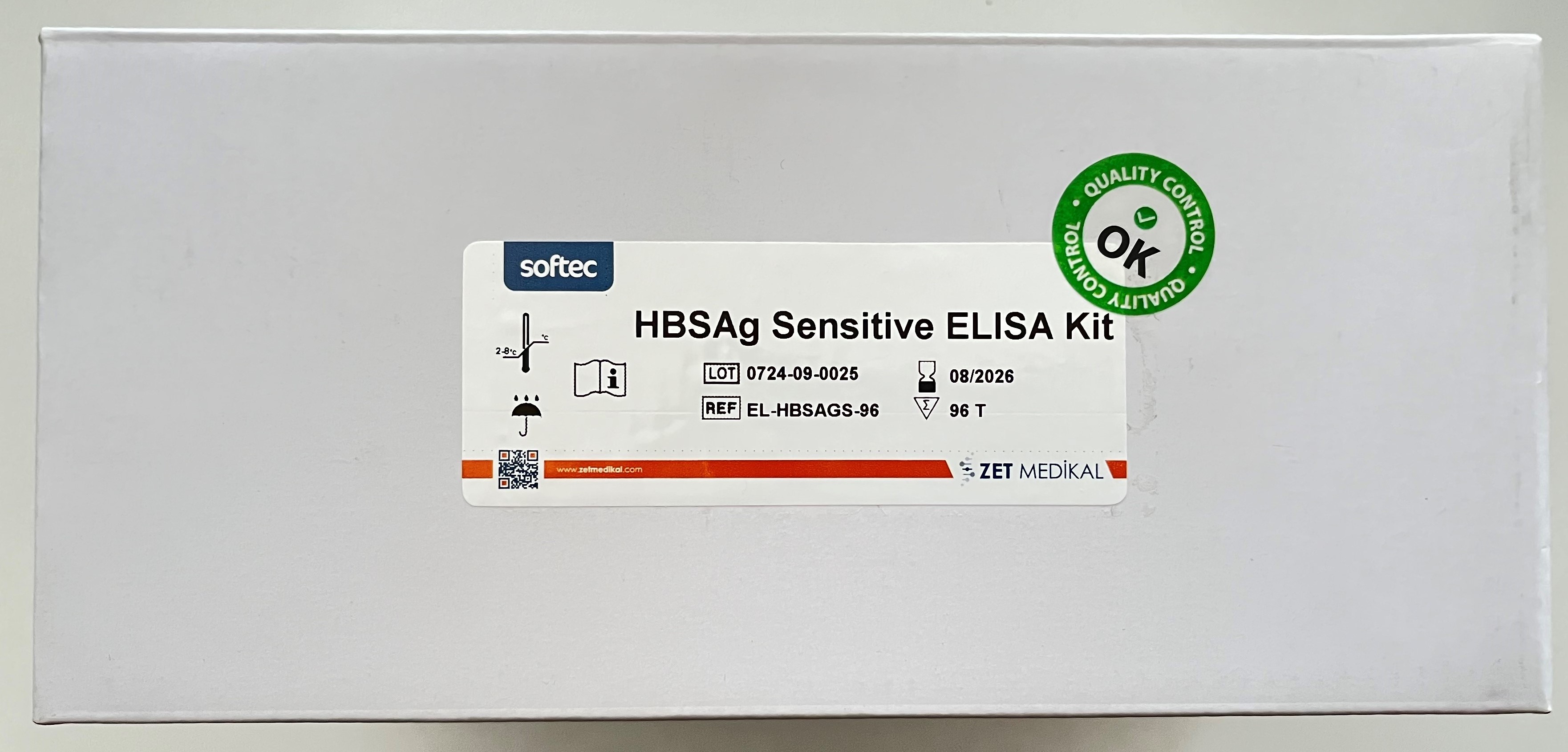 SOFTEC HBSAG SENSITIVE Elisa Test Kit