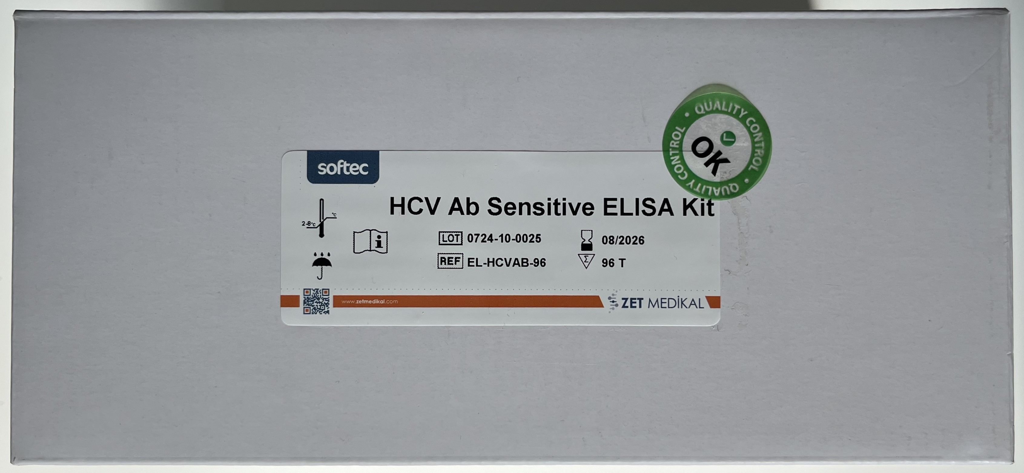 SOFTEC HCV AB SENSITIVE Elisa test kit