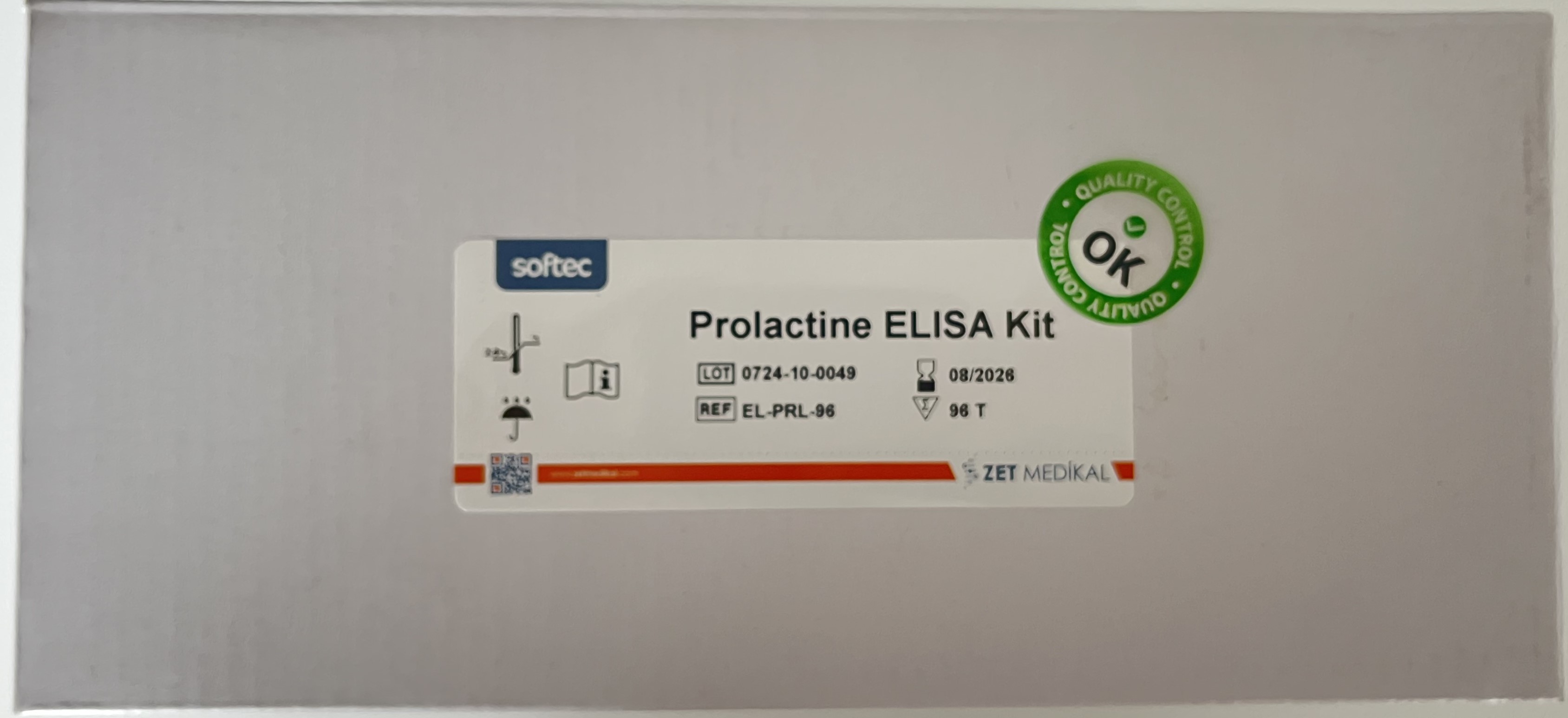 SOFTEC PROLACTINE Elisa Test Kit || Zet Biotech | Rapid Test Kits