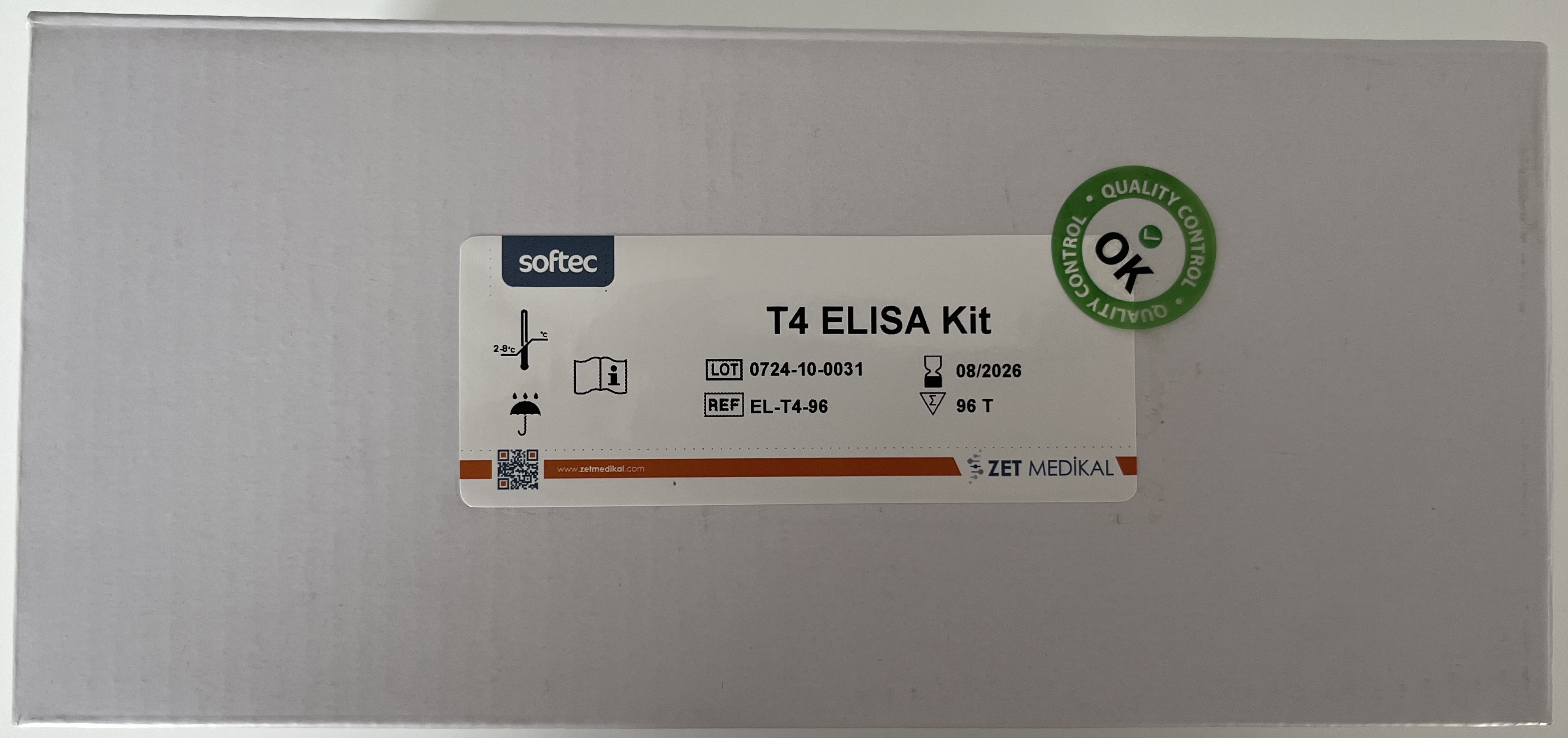 SOFTEC T4 Elisa Test Kit