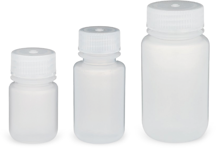 125 ml Wide Neck HDPE Bottle And Cap, White 